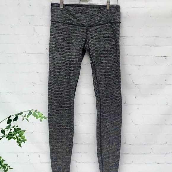 lululemon athletica Pants - Lululemon Blurred Stripe Mid-Rise Leggings